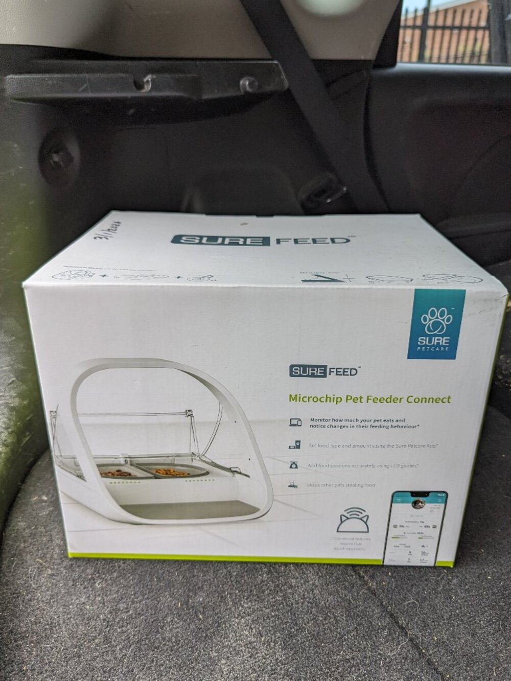 SureFeed Microchip Pet Feeder Connect White New Unused